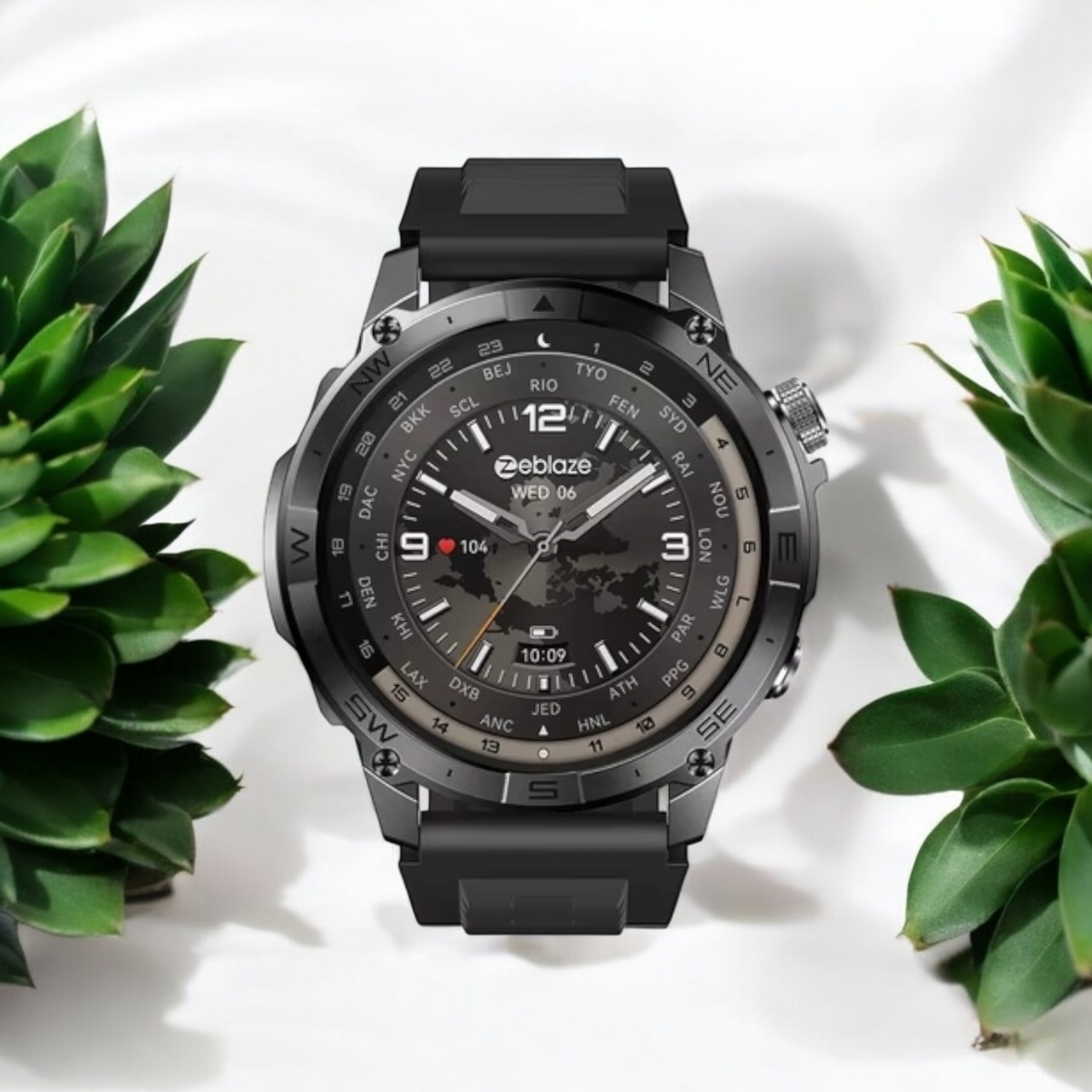 Смарт-годинник Zeblaze Stratos 2 Plus GPS AMOLED 1.43" HD | 3ATM Вологозахист | Компас, Барометр