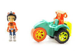 Герой "Расті Механік" Ліам на трициклі