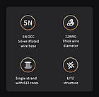 ⇒ TRI Grace Pro (2Pin 0.78 / Jack 3.5) - змінний кабель для IEM's навушників, фото 7