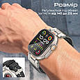 Силіконовий ремінець Promate SilicaBand-Pro для Apple Watch 42/44/45/49 мм, серії 1-9, SE, Ultra 1-2 Black (silicaband-pro.black), фото 5