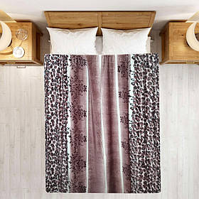 Плед полегшений із мікрофібри True Love Плямисті смуги 200х220 см