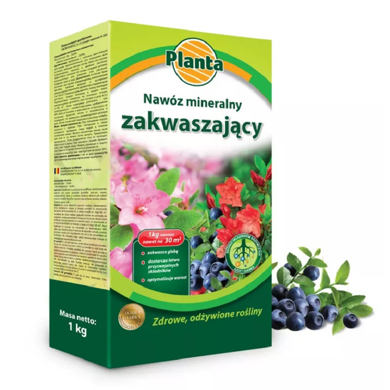 Добриво для підкислення ґрунту Planta 1 кг, Польща