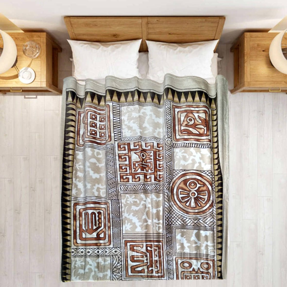 Плед полегшений із мікрофібри True Love Єгипет 200х220 см