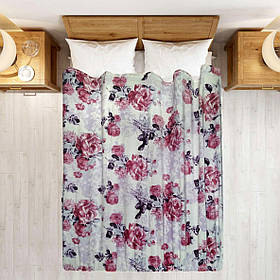 Плед полегшений із мікрофібри True Love Квіти 200х220 см