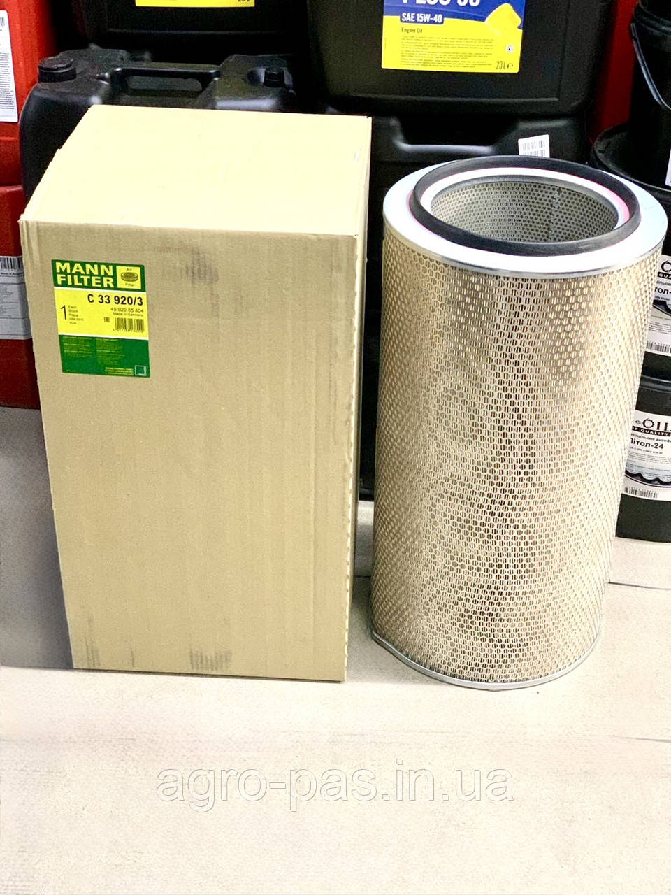 Фільтр повітряний C33920/6, P780006, E119L, AZ61133, 81.08304-0061,  077367.2,  SA19031,  077367.0, 773672, фото 1