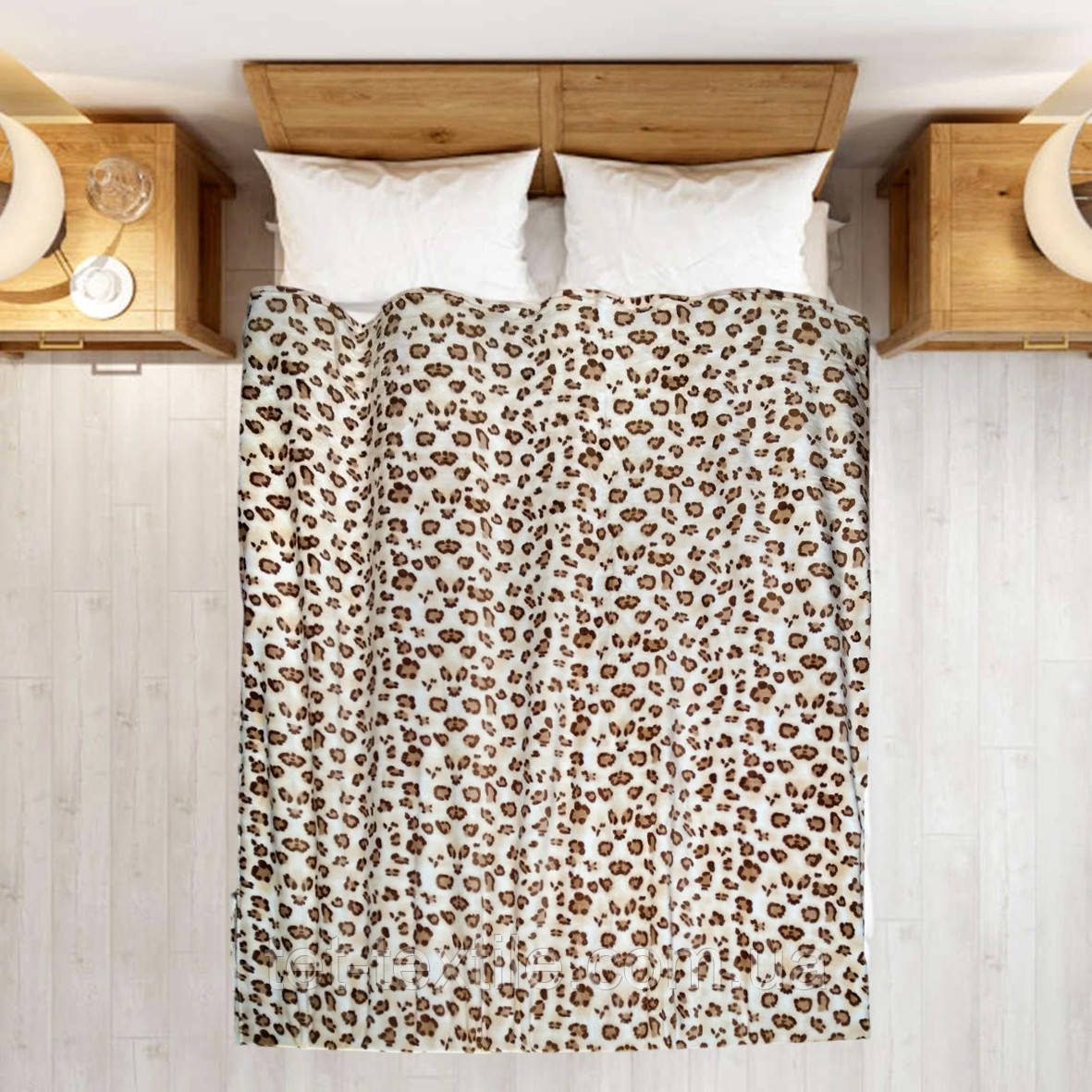 Плед полегшений із мікрофібри True Love Плямиста шкіра 200х220 см