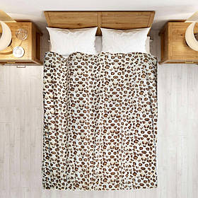 Плед полегшений із мікрофібри True Love Плямиста шкіра 200х220 см