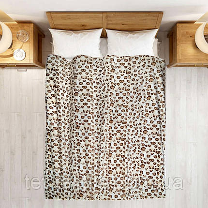 Плед полегшений із мікрофібри True Love Плямиста шкіра 200х220 см, фото 1