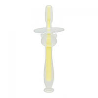 Зубна щітка з обмежувачем, жовтий