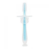 Зубна щітка з обмежувачем, блакитний