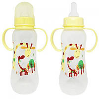 Пляшка пластикова, 250 мл, жовтий