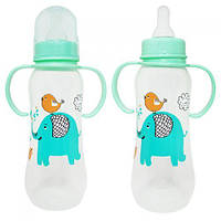 Пляшечка пластикова, 250 мл, м'ятний