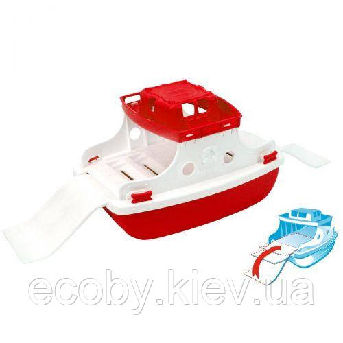 Пластикова іграшка "Катер", червоний, фото 1