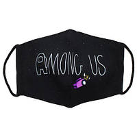 Багаторазова 4-шарова захисна маска "Among Us" розмір 3, 7-14 років