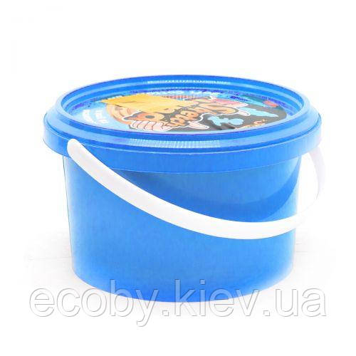 Кінетичний пісок "Stretch Sand", 400 г, укр (синій), фото 1