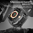 Захисний чохол Promate Caseband для Apple Watch 49 мм Ultra 1/2 Black (caseband.black), фото 4