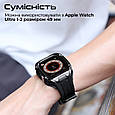 Захисний чохол Promate Caseband для Apple Watch 49 мм Ultra 1/2 Black (caseband.black), фото 7