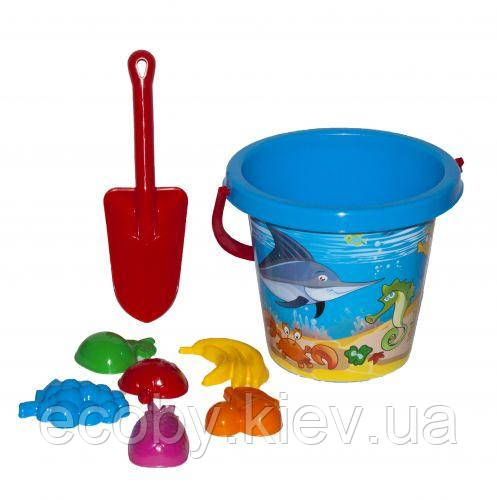 Пісочний набір (синій), фото 1