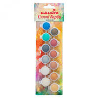 Акрилові фарби "Сяйво: Металік", 12 шт.