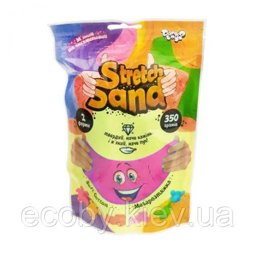 Кінетичний пісок "Stretch Sand" укр 350 г рожевий, фото 1