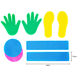 Набір для сенсорного розвитку дитини Ручки ніжки 16 ел. слідки Яніна, фото 4