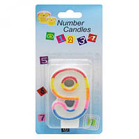 Свічка декоративна "Цифра 9"