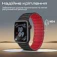 Силіконовий ремінець Promate Magband-MS для Apple Watch 42/44/45/49 мм, серії 1-9, SE, Ultra 1-2 Black (magband-ms.black), фото 3