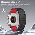 Силіконовий ремінець Promate Magband-MS для Apple Watch 42/44/45/49 мм, серії 1-9, SE, Ultra 1-2 Black (magband-ms.black), фото 6