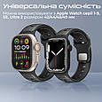 Силіконовий ремінець SiliBand-DC для Apple Watch 42/44/45/49 мм, серії 1-9, SE, Ultra 2 Black (siliband-dc.black), фото 7