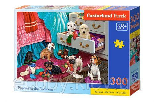 Пазли "Цуценята в спальні", 300 елементів, фото 1