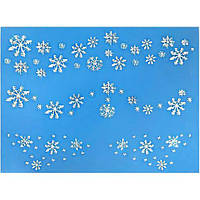 Тату "Різнясті сніжинки"