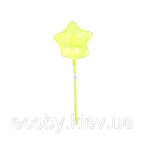 Сачок "Зірочка", 82 см (жовтий), фото 1