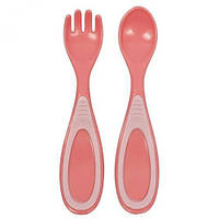 Набір столового приладдя, рожевий