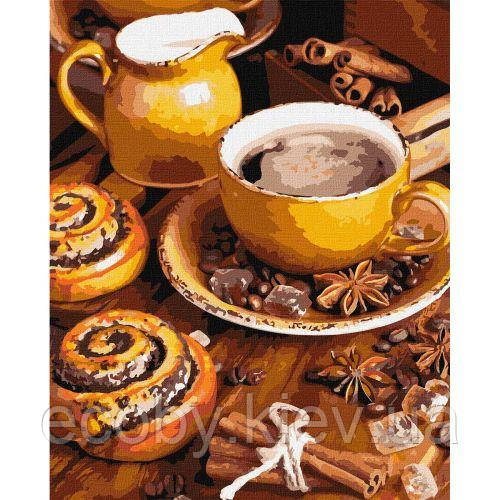Картина за номерами "Кавова насолода" ★★★★, фото 1