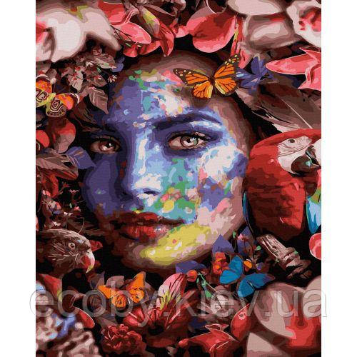 Картина за номерами "Середи метеликів і пташок" ★★★, фото 1