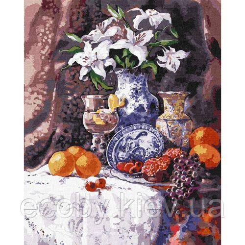 Картина за номерами "Білі лілії" ★★★★, фото 1