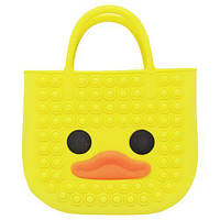 Сумка-антистрес Pop It "Кучка", жовта