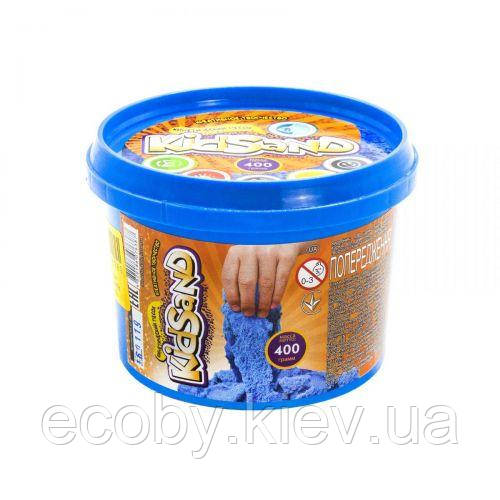 Кінетичний пісок "KidSand", блакитний, 400 г, фото 1