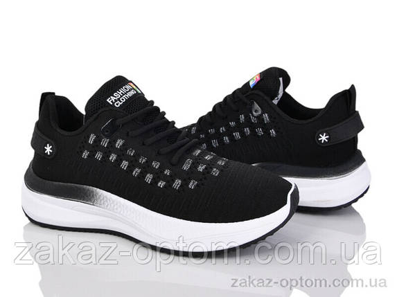 Кросівки жіночі весна-осінь (8 пар р.36-41) 182-52 black, фото 1