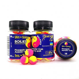 Бойли насадкові Grandcarp Інь-Янь 14 мм Ананас-Монстр Краб арт BBY178