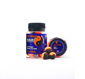 Бойли насадкові Grandcarp Інь-Янь 14 мм Криль-Слива арт BBY152