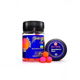 Бойли насадкові Grandcarp Інь-Янь 10 мм Полуниця-Слива арт BBY171