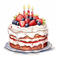 Свічки в торт