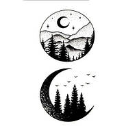 Тату "Під зоряним небом"