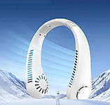 Акумуляторний вентилятор  на шию Leafless Hanging Neck Fan X5, фото 5