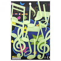 Фосфорні фігурки "Ноти"