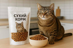 Корм сухий для котів.