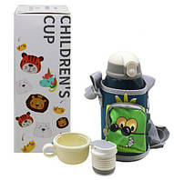 Термос-поїльник із чохлом "ДиНО" (550 мл)