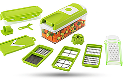 Овочерізка подрібнювач найсер дайсер плюс Nicer dicer plus Vegetable cutter 16 предметів