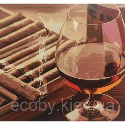 Картина по номерам "Сигара и виски" ★★★★, фото 1